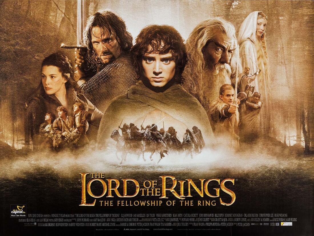 Lord of the Rings movie poster